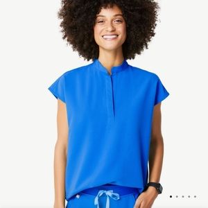 Rafaela Royal Blue Scrub Top
